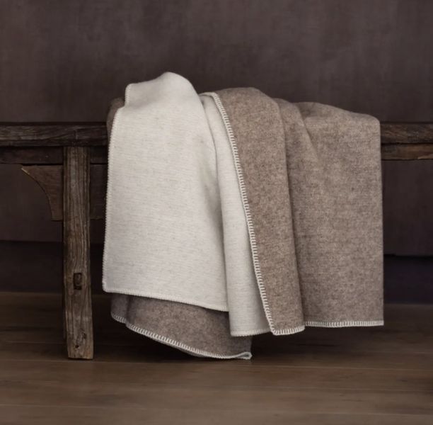 Ullpledd Eco Beige