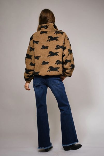 Wild Horses Sherpa – oversized jakke