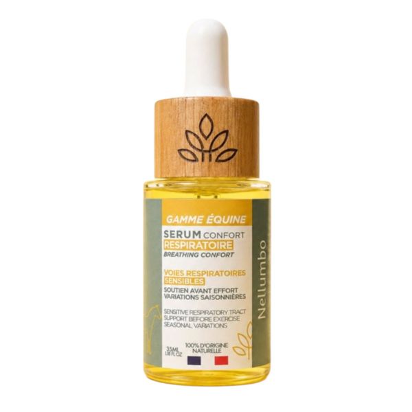 Nellumbo Respiratory Comfort Serum for horses